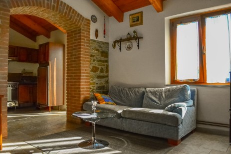 soggiorno di Asterope, a mezz'ora dalle Cinque Terre soggiorno e cucina della casa vacanze asterope, a mezz'ora dalle Cinque Terre